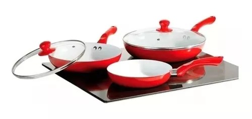 Set Sartenes Ceramic Pan en Cerámica Antiadherente 