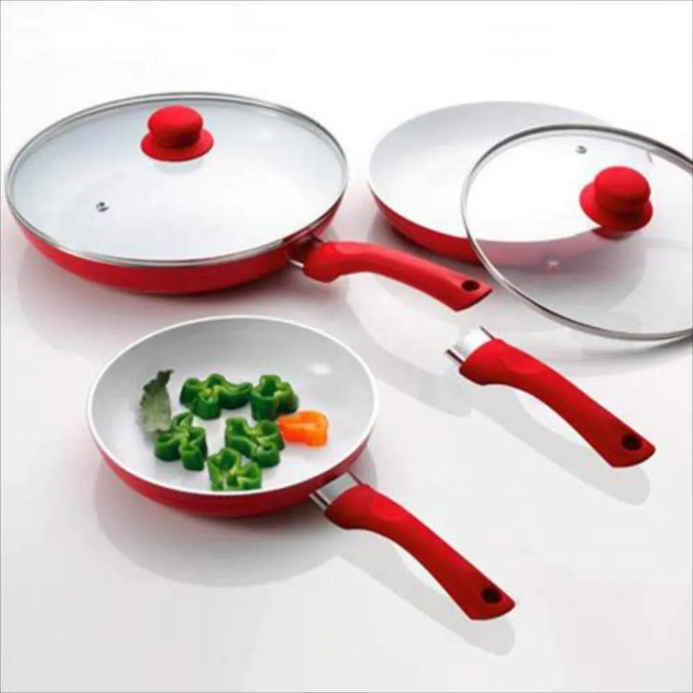 Set Sartenes Ceramic Pan en Cerámica Antiadherente 