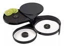 Set Labiador Bordeador Escarchador de Copas Vasos 3 Puestos/ Bar Hogar 