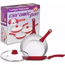 Set Sartenes Ceramic Pan en Cerámica Antiadherente 