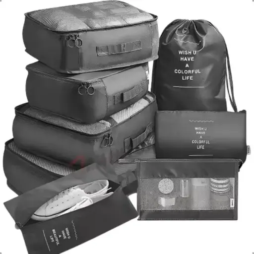 Set bolsas de viaje x 8 piezas