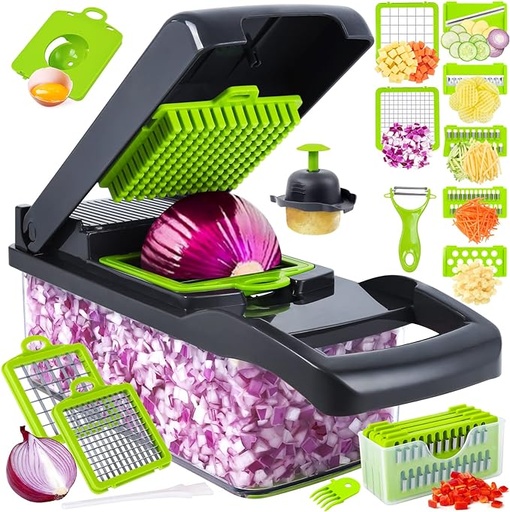 Cortador Picador Rayador multifuncional de frutas y verduras 